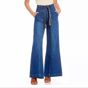 Gianni Bini Denim Flare Pants